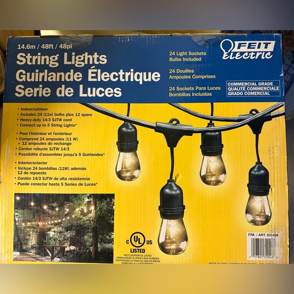 Other Brand New Outdoor Patio String Lights Poshmark
